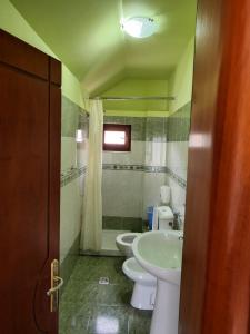 Koupelna v ubytování Guesthouse Bimbli