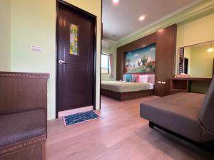 A seating area at Fish's Home
