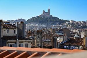 Výhľad na mesto Marseille alebo výhľad na mesto priamo z apartmánu