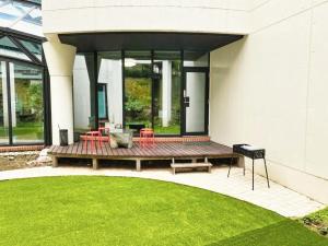 Κήπος έξω από το 24時間源泉掛け流しGuest House Belle Hakone