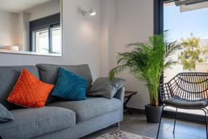 Posedenie v ubytovaní AT307 Planta baja con piscina a pocos metros de la playa Cañadel