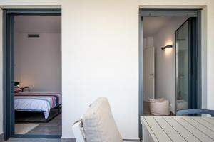 Posteľ alebo postele v izbe v ubytovaní AT307 Planta baja con piscina a pocos metros de la playa Cañadel