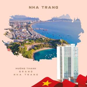 une affiche pour le triage de mia montrant une vue sur mia trang dans l'établissement Muong Thanh Grand Nha Trang Hotel, à Nha Trang