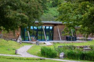 Zahrada ubytování Yorkshire Dales Lodge 5 Family 3 Bed