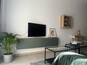 TV a/nebo společenská místnost v ubytování Love Rent4 Málaga loft