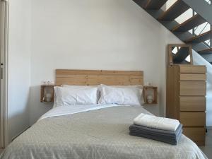 Postel nebo postele na pokoji v ubytování Love Rent4 Málaga loft
