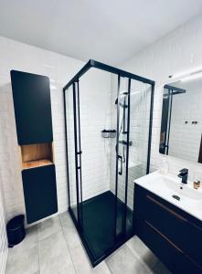 Kúpeľňa v ubytovaní AL-DOM Apartamenty Apartament 103