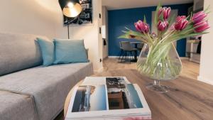 Posezení v ubytování Nena Apartments SPREEblau
