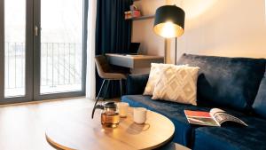 Posezení v ubytování Nena Apartments SPREEblau