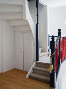 Postel nebo postele na pokoji v ubytování Apartment in Villa Rochlitz