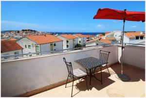Balkón nebo terasa v ubytování Guest House Lav