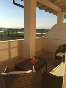 Balkón nebo terasa v ubytování Garda Residence San Vigilio Golf