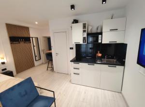 Kuchyňa alebo kuchynka v ubytovaní Alegra Apartments Center