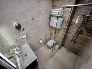 Koupelna v ubytování Petra Icon Hotel