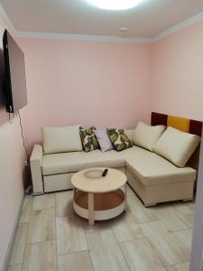 Χώρος καθιστικού στο Apartament nad wodą 2