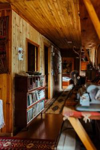 Knihovna v bed and breakfast