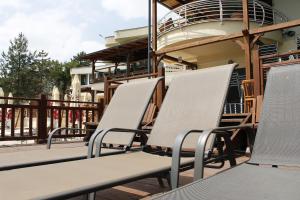 Balkón nebo terasa v ubytování Hotel Zátoka