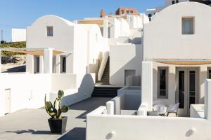 En balkon eller terrasse på SERAPIAS SUITES
