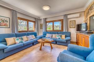 TV/trung tâm giải trí tại Ideal Property Mallorca - Villa Pintor