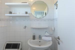 Koupelna v ubytování Deichglück Ahoi