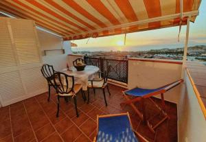 Balkón alebo terasa v ubytovaní Apartamento Vista Atlántico