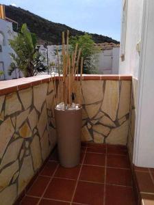 Balkón alebo terasa v ubytovaní Apartamento Vista Atlántico