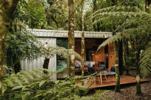 ein Haus mitten im Wald in der Unterkunft Cabana na Serra Gaúcha - Refúgio de São Chico in São Francisco de Paula