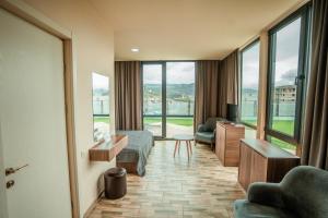 Χώρος καθιστικού στο Hotel Grand View in Tbilisi