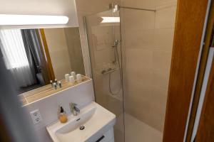 Koupelna v ubytování Hotel Fröhlich-Höche