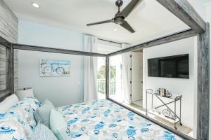 Letto o letti in una camera di Dry Dock