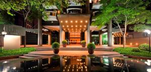 Jardín al aire libre en Flat 1804 NOVO Itaim Bibi THE CAPITAL