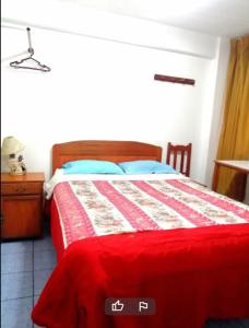 Postel nebo postele na pokoji v ubytování HOSTAL GRAU