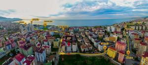 A general view of Trabzon or a view of the city taken from a szállodákat