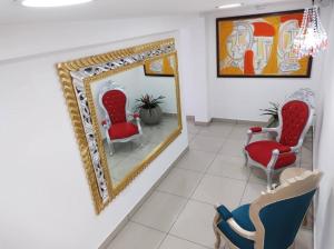 Istumisnurk majutusasutuses HOTEL DON QUIJOTE