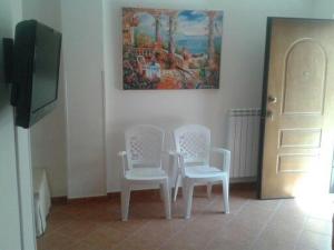 Кът за сядане в Appartamenti Sole Mare Agropoli