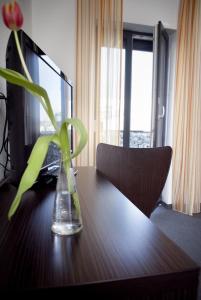TV a/nebo společenská místnost v ubytování GS Hotel Mindelheim