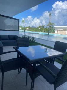 Balkón nebo terasa v ubytování Condo directo a la piscina en Hard Rock Punta Cana area