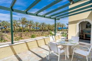 Balkón nebo terasa v ubytování Carissa house in Crete