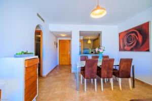 Dining area sa apartment