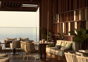 Χώρος καθιστικού στο Ad Lib Hotel Khon Kaen