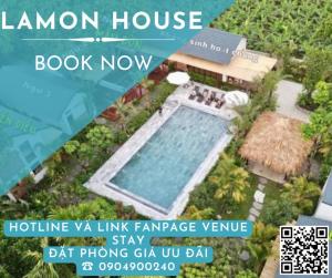 a poster for the luana house book now at LaMon House - Venuestay in Hòa Bình