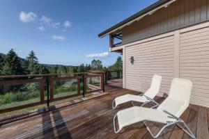 Balkon lub taras w obiekcie Chalet d’exception avec sauna, jacuzzi, ping-pong