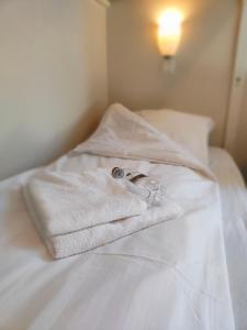 Postel nebo postele na pokoji v ubytování Tonstadli