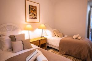 Łóżko lub łóżka w pokoju w obiekcie Los Piños, 2 Bedroom Apartment with panoramic view