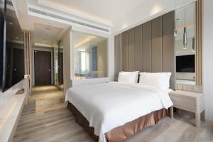 Katil atau katil-katil dalam bilik di Gamalan Star Hotel