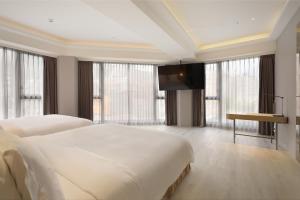 Katil atau katil-katil dalam bilik di Gamalan Star Hotel