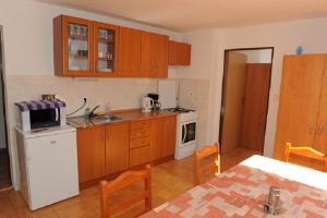 Kuchyň nebo kuchyňský kout v ubytování Penzion Polnička