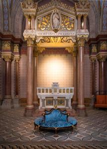 A seating area at Fourvière Hôtel