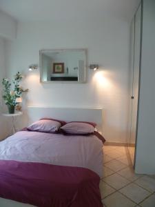 Cama o camas de una habitación en Karolina Properties - Appartement Cheverny