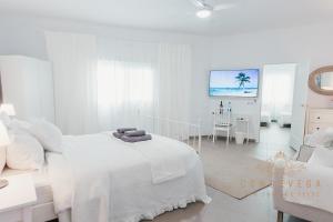 Vv CONDEVEGA客房内的一张或多张床位